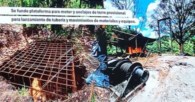 En cinco frentes, laboran técnicos, ingenieros y trabajadores de la empresa de acueducto y alcantarillado de Villavicencio para reconstruir el viaducto 3.