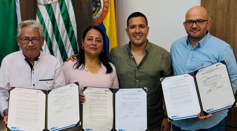 Reconocimiento en el Concejo a la Universidad Cooperativa por labor social en el barrio La Reliquia