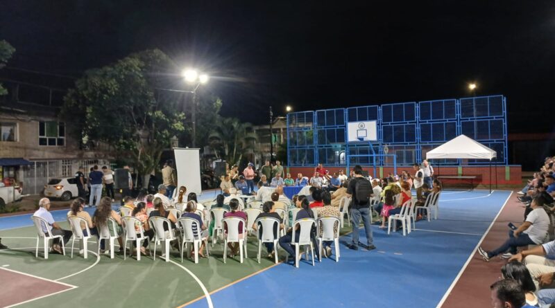 El alcalde de Villavicencio inauguró parque en el barrio Villa Milena, sector Montecarlo
