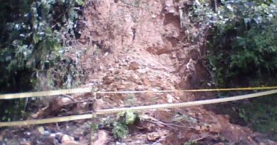 Un derrumbe en la vereda Buenavista se llevó siete fincas… y acaba de aparecer otro